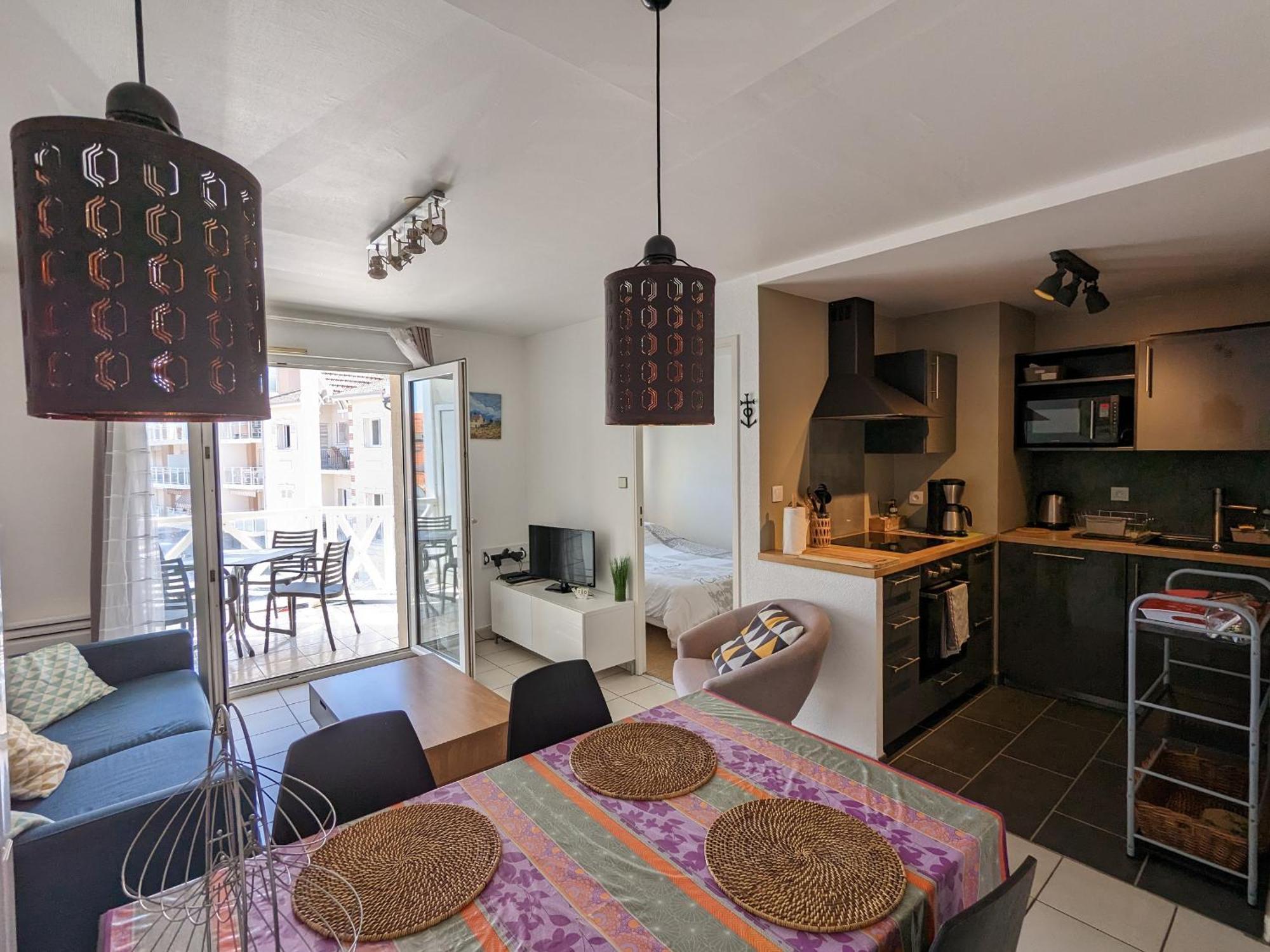 Arcachon Centre : Charmant T2 Avec Loggia, Parking Securise Et Proche Plage - Fr-1-420-61 外观 照片